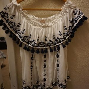 Cute off the shoulder shirt